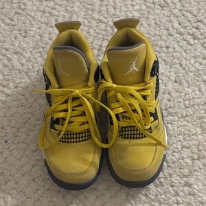 Jordan 4 Retro Lightning Sneakers Size 1.5 Youth